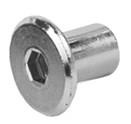1/4-20 JOINT CONNECTOR NUT TY JCN 17MM ZINC DIE CA